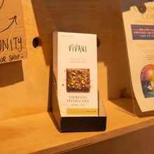 Load image into Gallery viewer, Vivani 75% Dark Espresso Pistachio Chocolate
